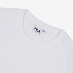 Fila Small Linear Logo Női Rövid Ujjú Póló Fehér | HU-42917